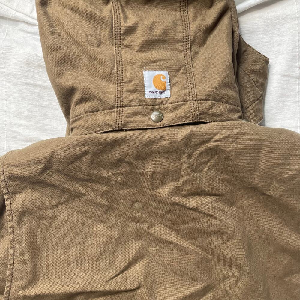 Carhartt Brown Hooded Jacket - Picture 7 of 9